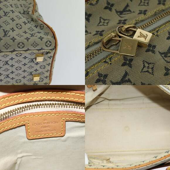 LOUIS VUITTON Monogram Mini Marie Hand Bag Blue M92003 - Picture 11 of 13